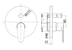 Paffoni Green - Inbouwkraan Voor 2 Uitgangen, Chroom GRBOX015CR -AquaKranen Verkoop 0334d53ee13585206e85fbd5