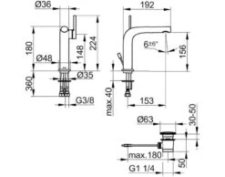 Keuco Edition 400 - Wastafelkraan Met Afvoergarnituur, Zwart Chroom Geborsteld 51502130000 -AquaKranen Verkoop 038a8e2115f3336a206b5113