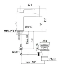 Paffoni Level - Wastafelkraan Met Waste, Rvs LES065ST 5 Paffoni Level - Wastafelkraan Met Waste, Rvs LES065ST -AquaKranen Verkoop 0788c0ee47ab78eb1d4c1e3b