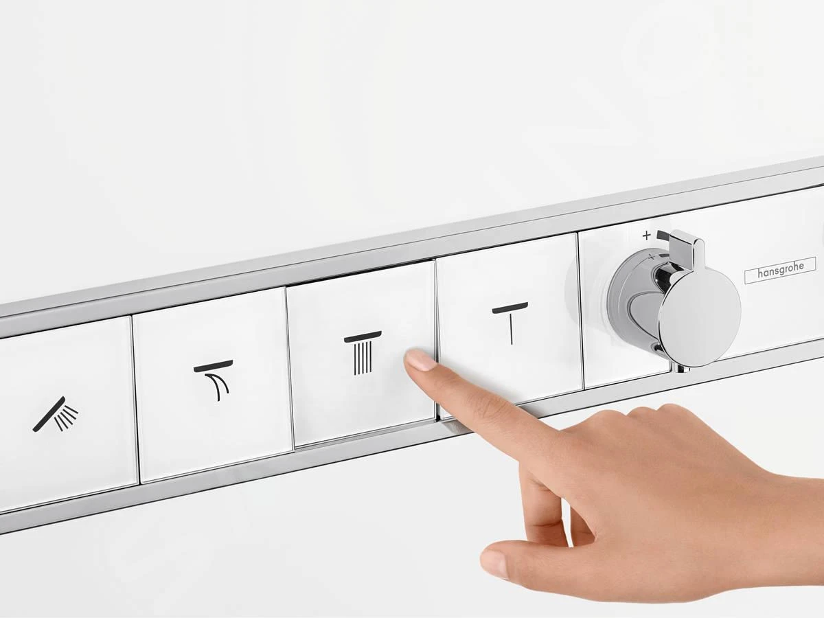 Hansgrohe RainSelect - Afbouwdeel Voor Thermostatische Douchekraan Voor 4 Functies, Chroom 15357000 6 Hansgrohe RainSelect - Afbouwdeel Voor Thermostatische Douchekraan Voor 4 Functies, Chroom 15357000 - Afbeelding 4