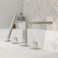 Steinberg 160 - Badrandkraan, 4-gats Installatie, Geborsteld Nikkel 160 2402 BN -AquaKranen Verkoop 106e00006fe446310d13bd54