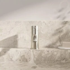 Steinberg 100 - Wastafelkraan Met Waste, Geborsteld Nikkel 100 1000 BN -AquaKranen Verkoop 109b9d7510c5a679cf3f0c28