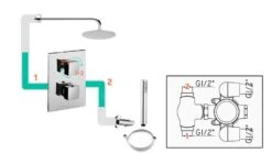 Paffoni Effe - Inbouwkraan Voor 2 Functies Met Inbouwdeel, Chroom EF018CR -AquaKranen Verkoop 1371af58e20b6c189fa41703 4