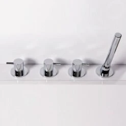 Steinberg 100 - Badrand Combinatie, 4-gats Installatie, Chroom 100 2480 -AquaKranen Verkoop 13e534ac431c2b3f4ba29d08