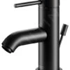Keuco IXMO - 1-hendel Wastafelmengkraan Met Waste, Mat Zwart 59504372000