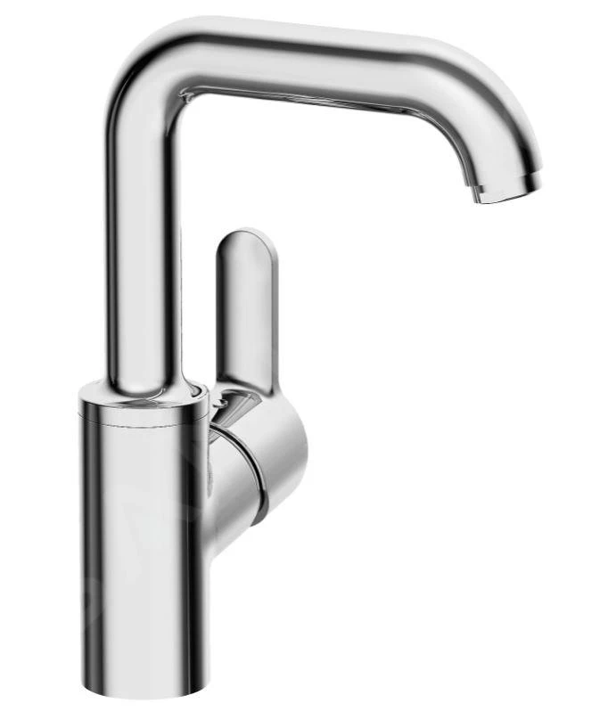 Hansa Primo - Wastafelkraan Met Draaibare Uitloop, Chroom 49552203 3 Hansa Primo - Wastafelkraan Met Draaibare Uitloop, Chroom 49552203