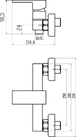 Novaservis Titania Cube - Douchekraan, Chroom 98860/1,0 -AquaKranen Verkoop 1b0ec7815133cee209aafd5f