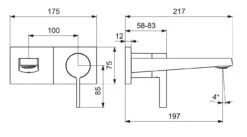 Hansa Loft - Inbouw Wastafelkraan, Chroom 57572183 -AquaKranen Verkoop 1b4e276679a2f87950e6b6c4