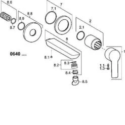 Hansa Ligna - Inbouw Wastafelkraan, 2-gats Installatie, Chroom 06402103 -AquaKranen Verkoop 1d9c5aed2330c12f3c6a3675
