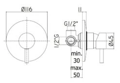 Paffoni Light - Inbouwkraan Incl. Inbouwdeel, Rvs LIG010ST -AquaKranen Verkoop 1e696903b020f934f836dbce