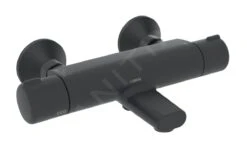 Hansa Micra - Thermostatische Badkraan, Thermo Cool, Mat Zwart 5816217133