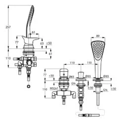 Kludi Amba - Badrandkraan, 3-gats, Chroom 534480575 -AquaKranen Verkoop 229fa78fb4384f56c7e70968