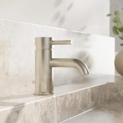 Steinberg 100 - Wastafelkraan Met Waste, Geborsteld Nikkel 100 1000 BN -AquaKranen Verkoop 24e189bf13fa5ab7a1ce8e49