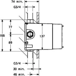 Hansa Vario - Inbouwdeel Voor Thermostatische Kraan DN20 08050290 -AquaKranen Verkoop 25b4e40372a040da347b2b7e