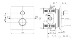 Ideal Standard CeraTherm - Inbouw Thermostatische Douchekraan, Chroom A6956AA -AquaKranen Verkoop 2805c910685df75085c3bf9c 1