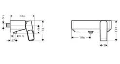 Axor Urquiola - Opbouw Douchekraan, Chroom 11620000 -AquaKranen Verkoop 2bac6ba7dc6e3008a6cdb71b