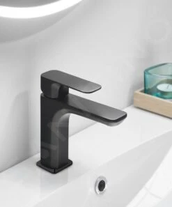 Sapho Spy - Wastafelkraan Zonder Waste, Mat Zwart PY02/15 -AquaKranen Verkoop 2c3b81b197d4527a8103547d