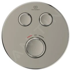 Ideal Standard CeraTherm Navigo - Inbouwthermostaat, Opbouwdeel, 2 Gebruikers, Silver Storm A7296GN -AquaKranen Verkoop 2d32ecbc863a5952816425b3