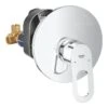 Grohe BauLoop - Afdekset Voor Douchekraan, Chroom 29080000