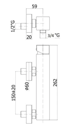 Paffoni Elle - Doucheset Met Kraan, Chroom EL168RCR -AquaKranen Verkoop 2e4916ea8c39126d88bf892c