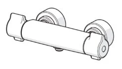 Hansa Clinica - Thermostatische Douchekraan, Thermo Cool, Chroom 08806200 -AquaKranen Verkoop 31b1107a2ff34425f26a4bc3