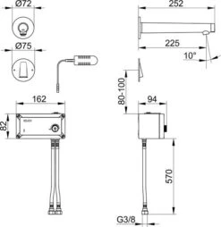 Keuco IXMO - Elektronische Wastafelmengkraan Voor Inbouwmontage, Netvoeding, Mat Zwart 59517371101 -AquaKranen Verkoop 341215ca4e035d9b535179be