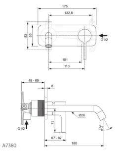 Ideal Standard Joy - Inbouw Wastafelkraan, Uitloop 180 Mm, Magnetic Grey A7380A5 7 Ideal Standard Joy - Inbouw Wastafelkraan, Uitloop 180 Mm, Magnetic Grey A7380A5 -AquaKranen Verkoop 352fff8d2b67554aa670ffee