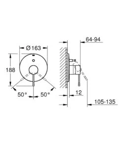 Grohe Essence - Afbouwdeel Voor Inbouw Badkraan, Geborsteld Cool Sunrise 19285GN1 -AquaKranen Verkoop 35bc83adcc6a1c6316484426