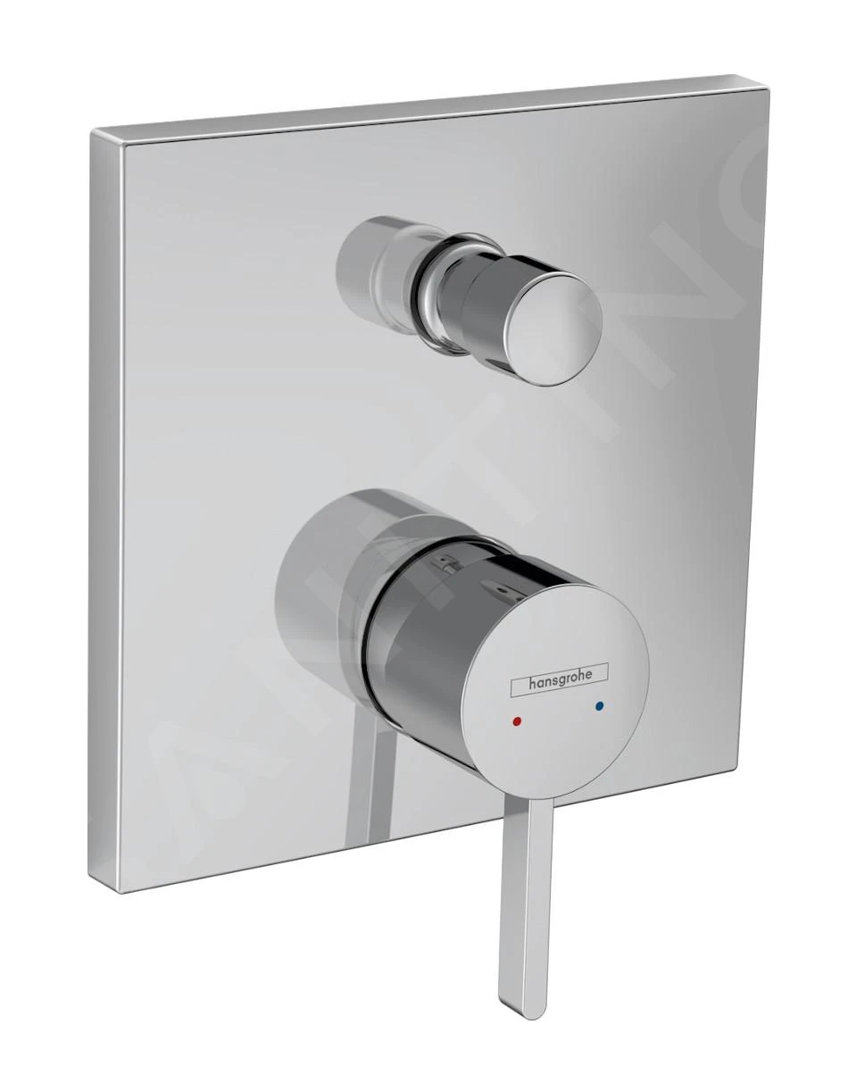 Hansgrohe Finoris - Inbouw Badkraan, 2 Uitgangen, Chroom 76416000 3 Hansgrohe Finoris - Inbouw Badkraan, 2 Uitgangen, Chroom 76416000