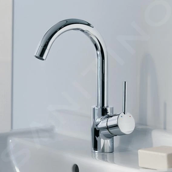 Hansgrohe Talis S - Wastafelkraan Met Afvoer En Draaibare Uitloop, Chroom 32070000 5 Hansgrohe Talis S - Wastafelkraan Met Afvoer En Draaibare Uitloop, Chroom 32070000 - Afbeelding 3