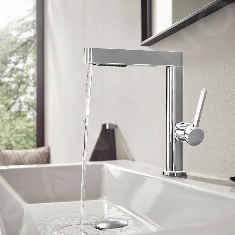 Hansgrohe Finoris - Wastafelkraan 230, Incl. Push-Open Afvoer En Uittrekbare Douche, EcoSmart, Chroom 76063000 6 Hansgrohe Finoris - Wastafelkraan 230, Incl. Push-Open Afvoer En Uittrekbare Douche, EcoSmart, Chroom 76063000 - Afbeelding 4