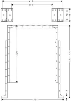 Hansgrohe SBox - Montagehoek Voor Montageplaat Tegelrandmontag 28021000 -AquaKranen Verkoop 3c98bb29b871f75b04dc7f78