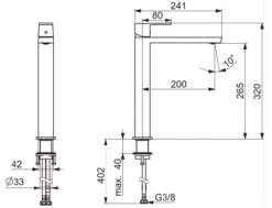 Hansa Stela - Wastafelkraan, Chroom 57102273 -AquaKranen Verkoop 40402323a27be9adbe2ef710