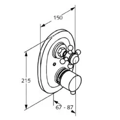 Kludi Adlon - Afdekset Voor Douchethermostaat, Chroom 517200520 -AquaKranen Verkoop 431c5533480a715e18a25fee