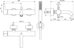 Ideal Standard Joy - Badkraan Met Accessoires, Magnetic Grey BC787A5 6 Ideal Standard Joy - Badkraan Met Accessoires, Magnetic Grey BC787A5 -AquaKranen Verkoop 470d285705d21546e19a34ad 1