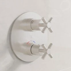 Steinberg 250 - Afdekset Voor Thermostaat Voor 2 Functies, Geborsteld Nikkel 250 4133 3 BN -AquaKranen Verkoop 4a1c2e7f1df7a9844f3ce71d