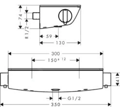 Hansgrohe Ecostat Select - Thermostatische Douchekraan, Chroom 13161000 10 Hansgrohe Ecostat Select - Thermostatische Douchekraan, Chroom 13161000 -AquaKranen Verkoop 4e5085553eff4aa9b3b7372d
