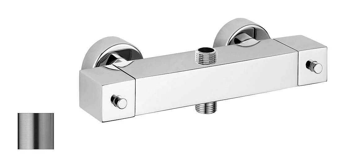 Paffoni Level - Thermostatische Douchekraan, 2 Uitgangen, Rvs LEQ269ST 3 Paffoni Level - Thermostatische Douchekraan, 2 Uitgangen, Rvs LEQ269ST