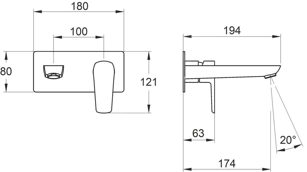 Novaservis Metalia 58 - Inbouw Wastafelkraan Incl. Inbouwdeel, Chroom 58200,0 4 Novaservis Metalia 58 - Inbouw Wastafelkraan Incl. Inbouwdeel, Chroom 58200,0 - Afbeelding 2