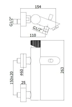 Paffoni Jo - Badkraan Met Accessoires, Mat Zwart JO023NO -AquaKranen Verkoop 5282e7df5d9b28f229494d1d 1