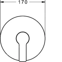 Hansa Ligna - Afdekset Voor Douchekraan, Chroom 83879503 -AquaKranen Verkoop 5298407b4520c60c64602369