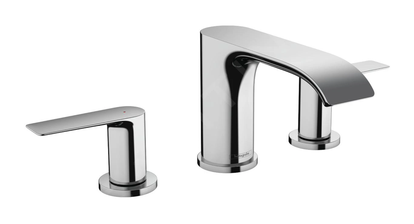 Hansgrohe Vivenis - Wastafelkraan 90, 3-gats, Incl. Push-Open Afvoer, EcoSmart, Chroom 75033000 3 Hansgrohe Vivenis - Wastafelkraan 90, 3-gats, Incl. Push-Open Afvoer, EcoSmart, Chroom 75033000