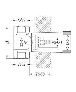 Grohe Toebehoren - Inbouw Basisgarnituur Voor Stopkraan 29802000 -AquaKranen Verkoop 55b52efd5af5a03bd5fd8fdb