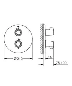 Grohe Grohtherm Special - Thermostatische Douchekraan Inbouw, Chroom 29094000 -AquaKranen Verkoop 56a590724414786475c66ebf