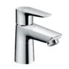 Hansgrohe Talis E - Wastafelkraan 80, Met Push-Open, Chroom 71701000