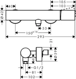 Axor Uno - Douchekraan Met Zero Greep, Geborsteld Nikkel 45600820 6 Axor Uno - Douchekraan Met Zero Greep, Geborsteld Nikkel 45600820 -AquaKranen Verkoop 5a14eacafcb48b20095d1ea0