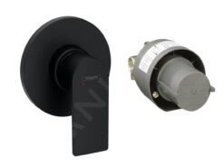 Hansgrohe Rebris E - Inbouw Douchekraan, Met Inbouwdeel, Mat Zwart 72658670 -AquaKranen Verkoop 5c93c717900ff28965b8ae64