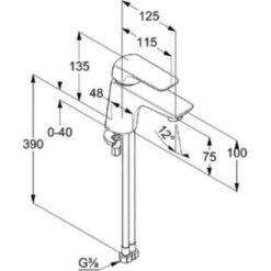 Kludi Ameo - Wastafelkraan, Chroom 410280575 -AquaKranen Verkoop 5d3c1b12c0538472bc85c3dc