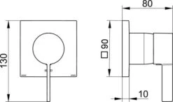 Keuco IXMO - 1-hendel Mengkraan Met Slangaansluiting Inbouw, Mat Zwart 59551379502 -AquaKranen Verkoop 60fad6975985b3cd4bc36e03