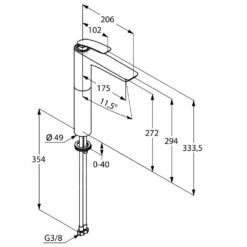 Kludi Balance - Wastafelkraan, Wit/chroom 522989175 -AquaKranen Verkoop 67f3bb161b47eee6532f41c4